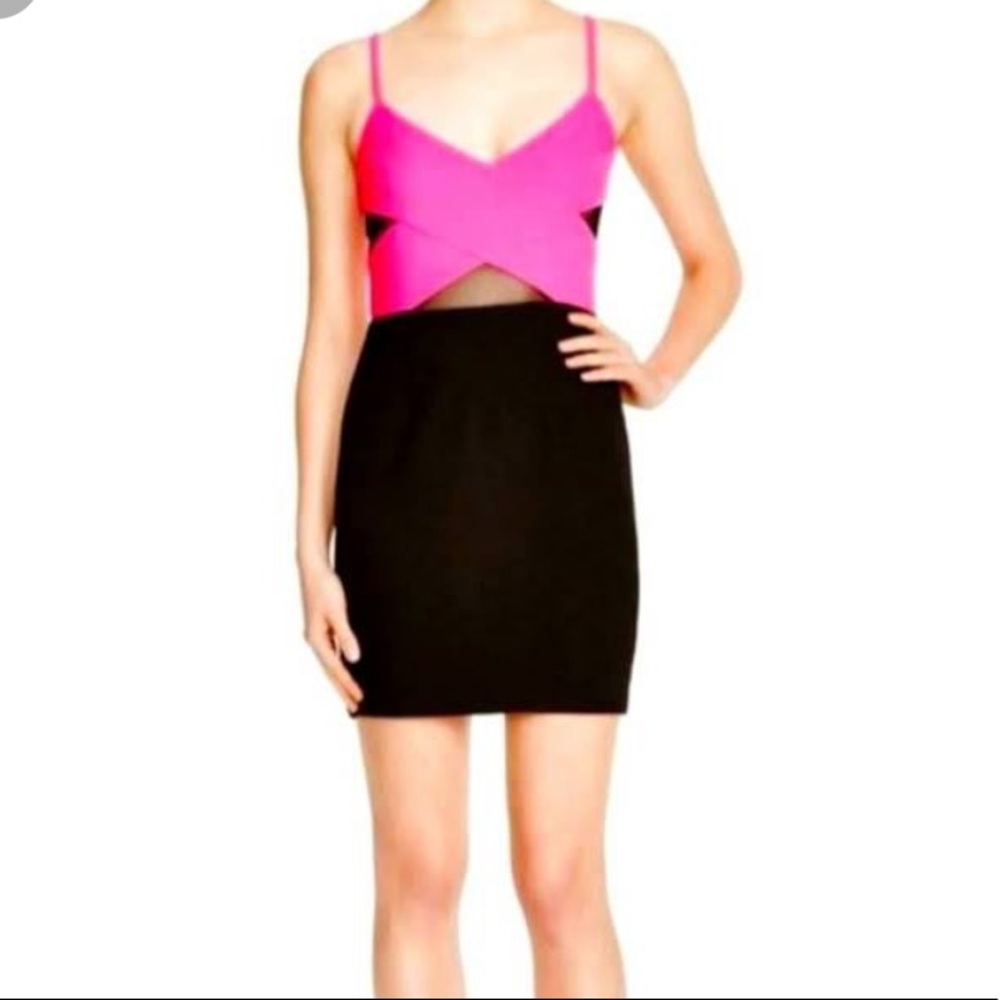 NWT! Lucy Paris Women's XS Crossfront Mini Dress New